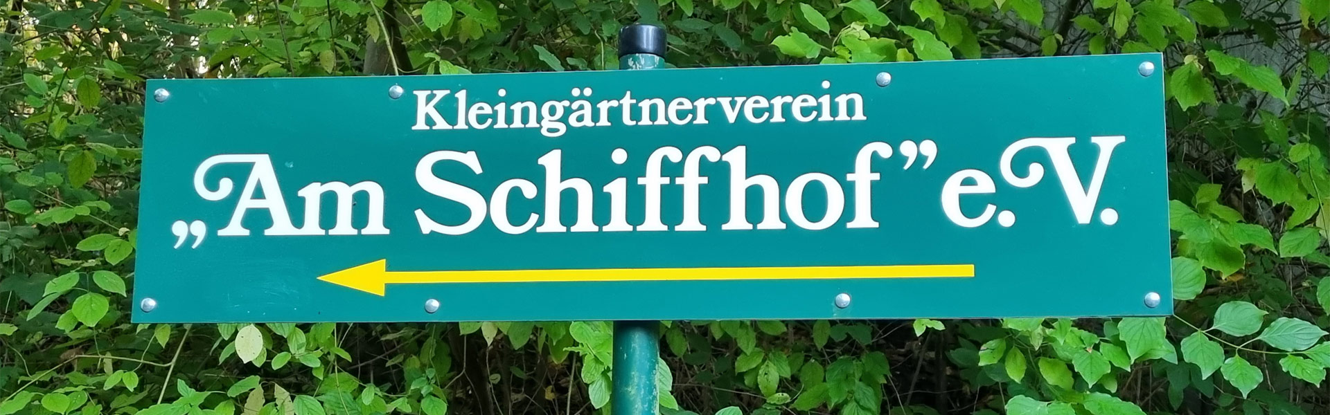 Schild am Schiffhof